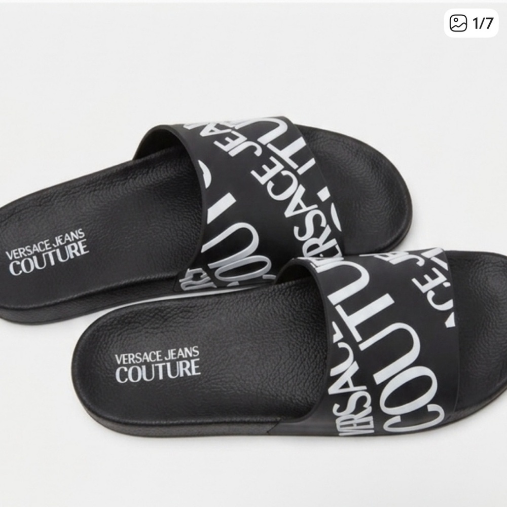 SOLD - Versace Jeans Couture Slides SIZE 42/ SIZE 10